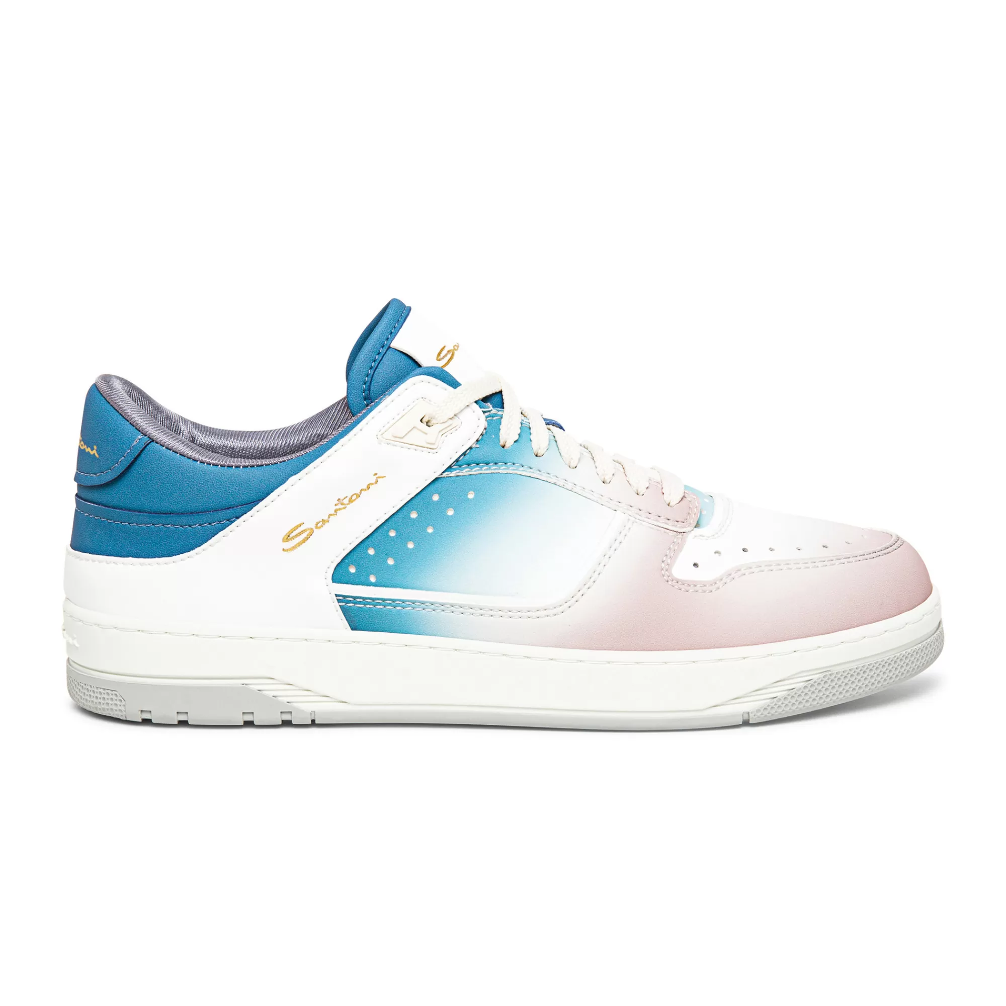 Shop Sneaker Sneak-Air da uomo in pelle blu, bianca e rosa Vedi tutte le calzature | Sneakers