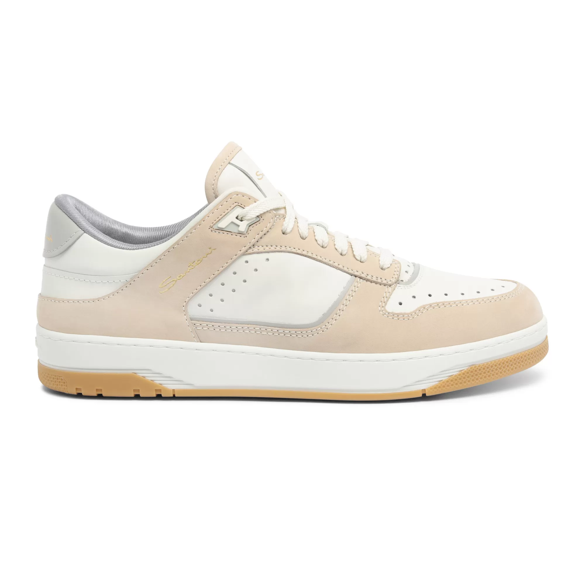 Shop Sneaker Sneak-Air da uomo in pelle e nabuck bianca e beige Vedi tutte le calzature | Sneakers