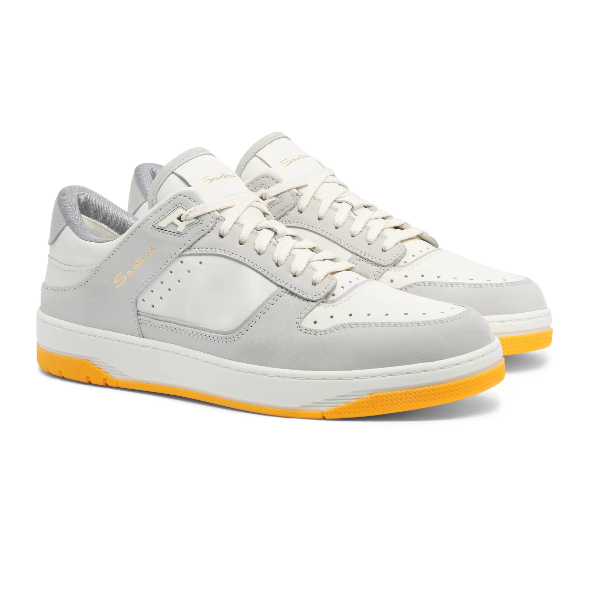 Cheap Sneaker Sneak-Air da uomo in pelle e nabuck bianca e grigia Vedi tutte le calzature | Sneakers