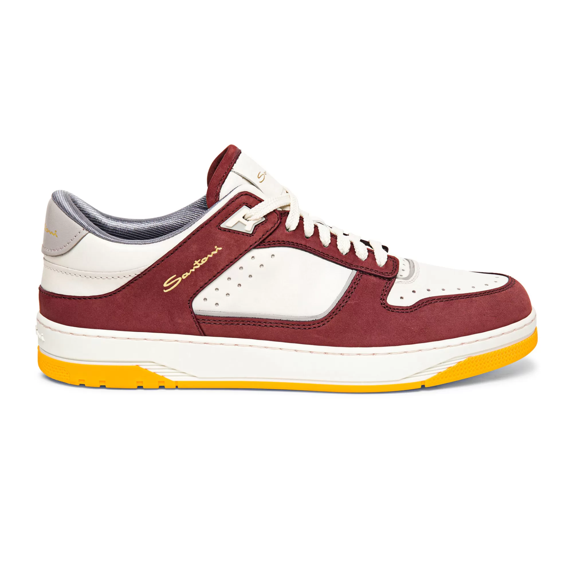 Flash Sale Sneaker Sneak-Air da uomo in pelle e nabuk bianca e bordeaux Vedi tutte le calzature | Sneakers