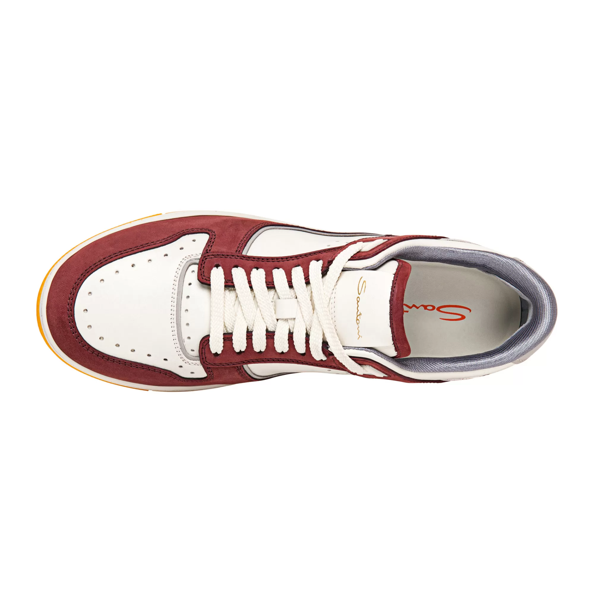 Flash Sale Sneaker Sneak-Air da uomo in pelle e nabuk bianca e bordeaux Vedi tutte le calzature | Sneakers