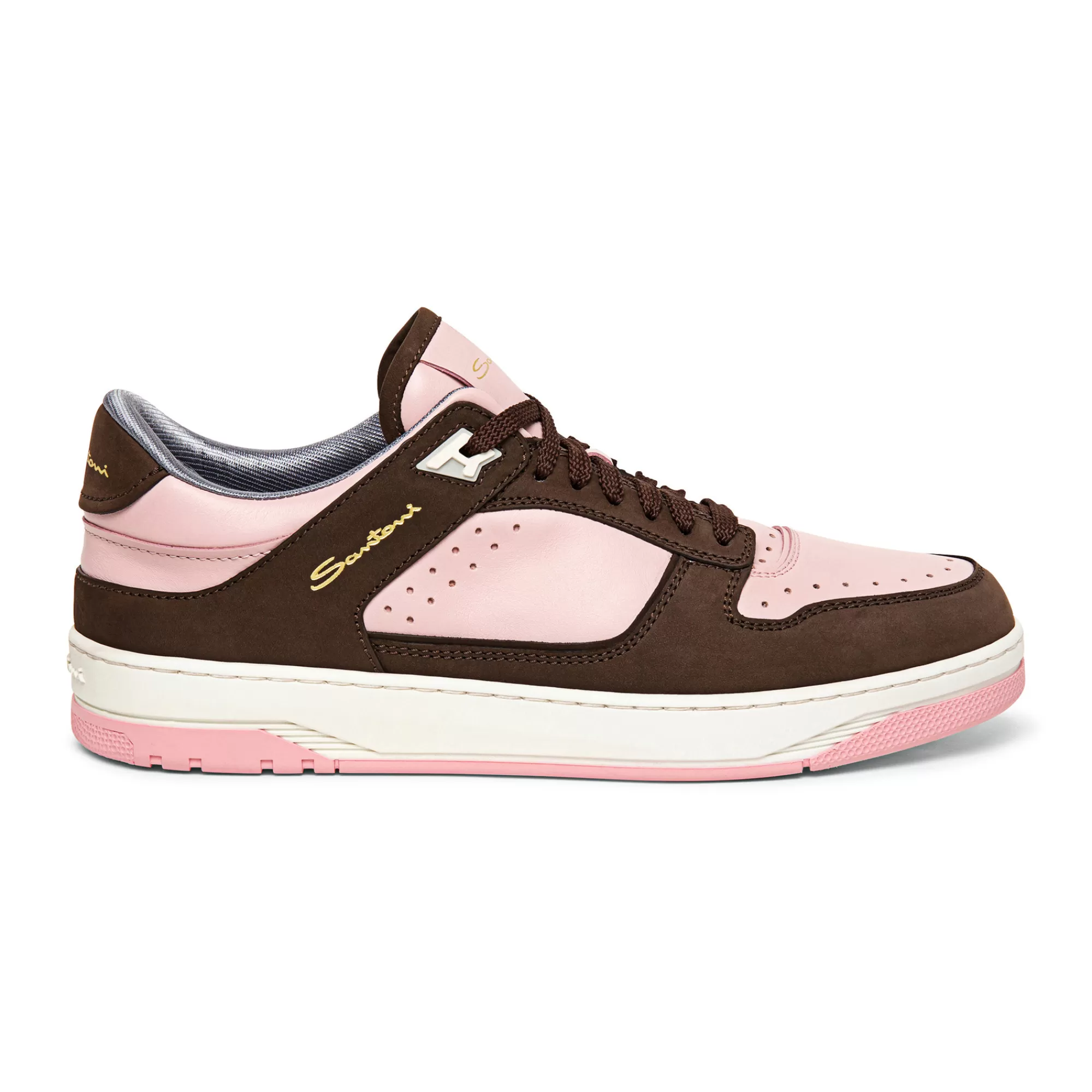 Clearance Sneaker Sneak-Air da uomo in pelle e nabuk rosa e marrone Vedi tutte le calzature | Sneakers