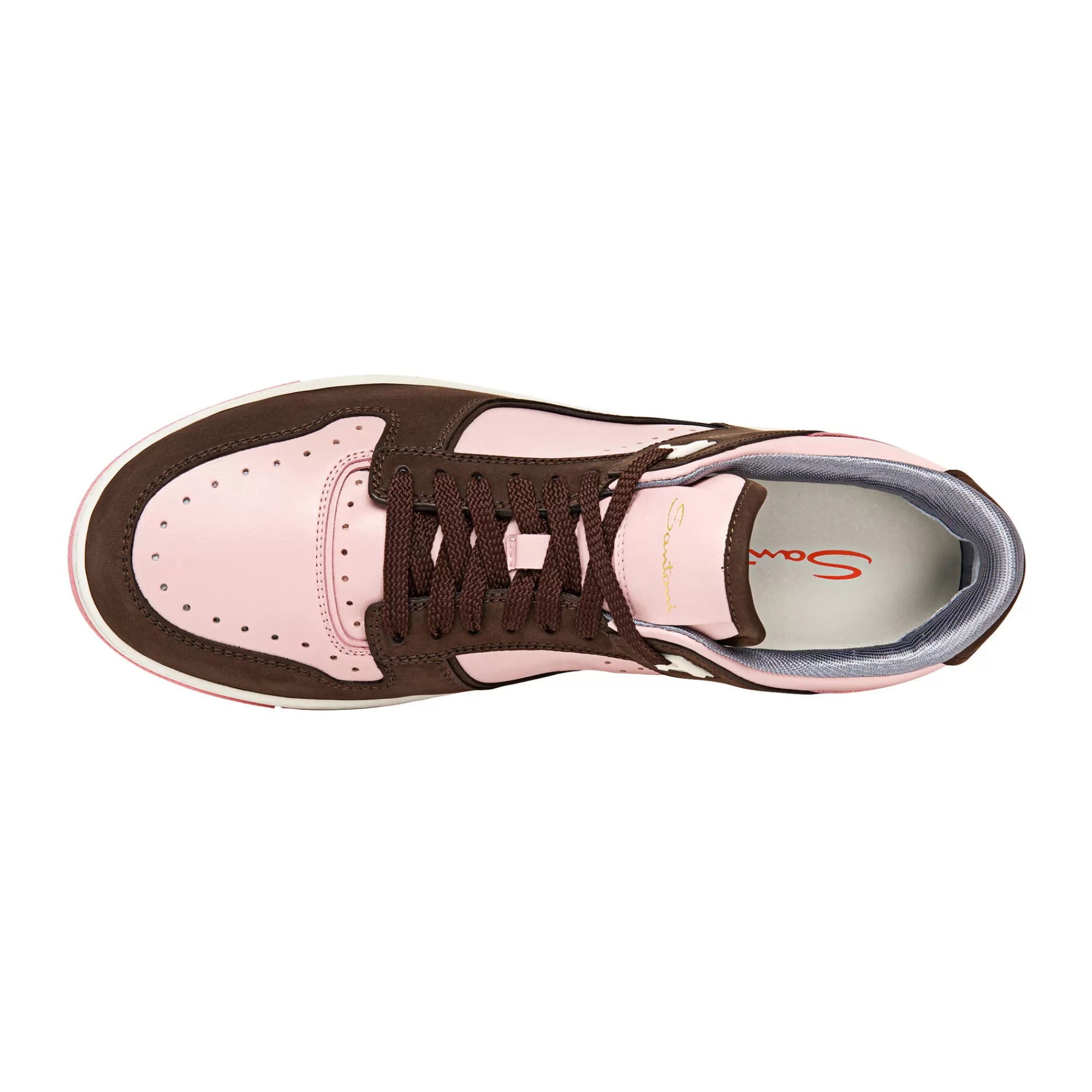 Clearance Sneaker Sneak-Air da uomo in pelle e nabuk rosa e marrone Vedi tutte le calzature | Sneakers