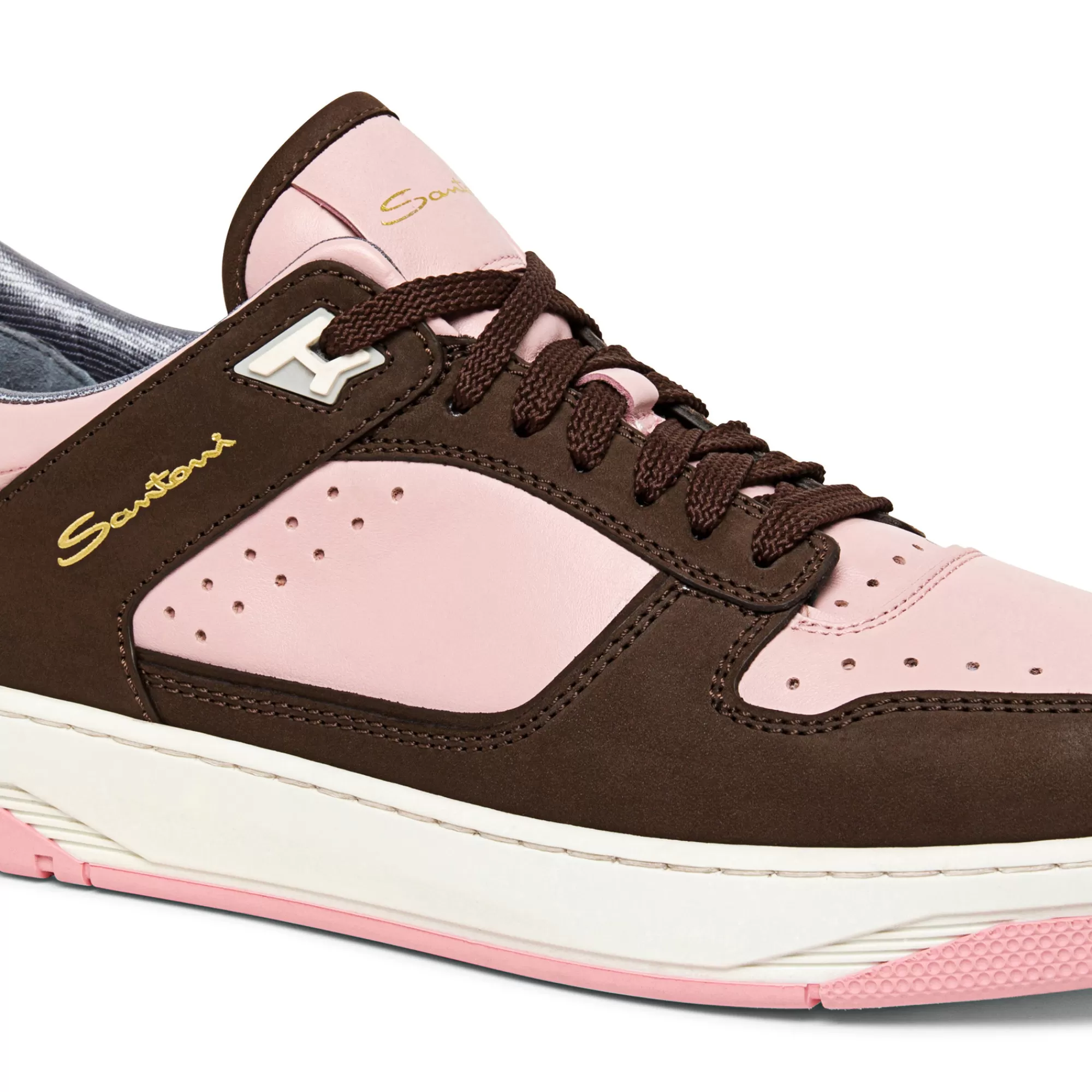 Clearance Sneaker Sneak-Air da uomo in pelle e nabuk rosa e marrone Vedi tutte le calzature | Sneakers