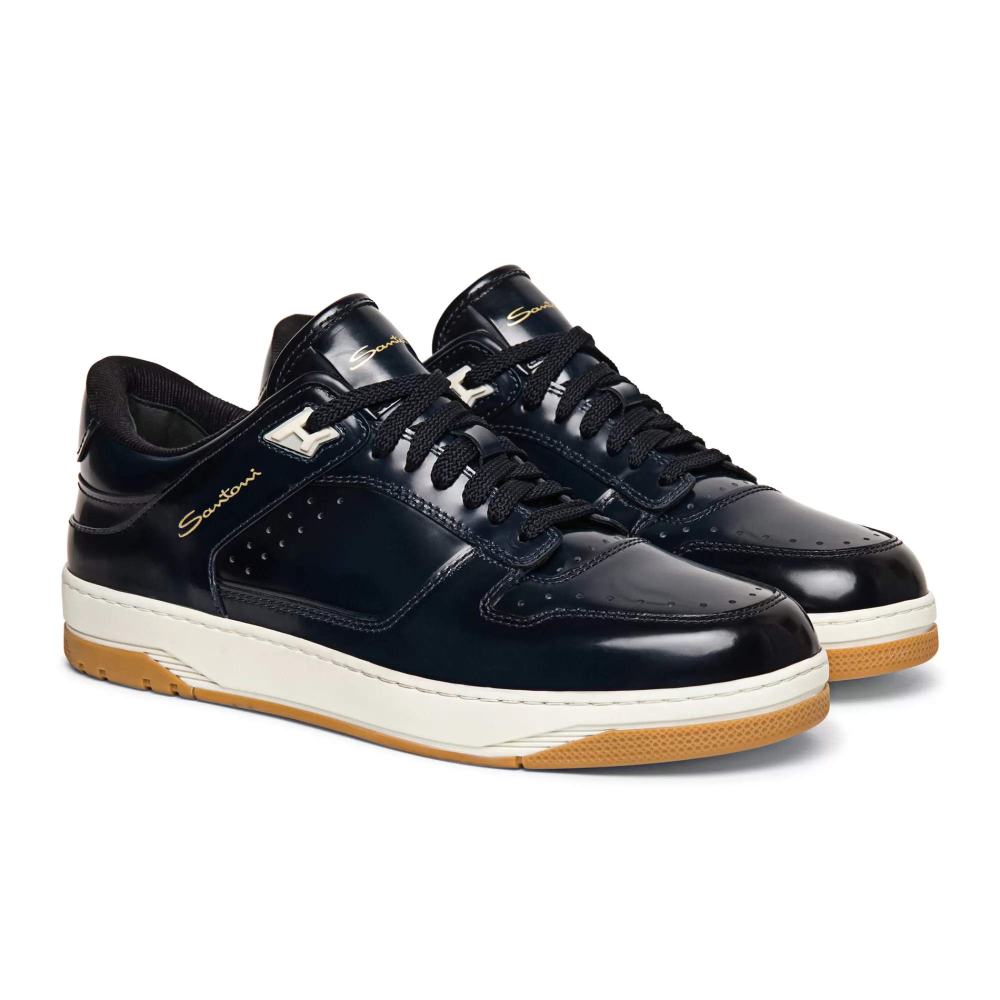 Online Sneaker Sneak-air da uomo in pelle lucida blu Vedi tutte le calzature | Sneakers