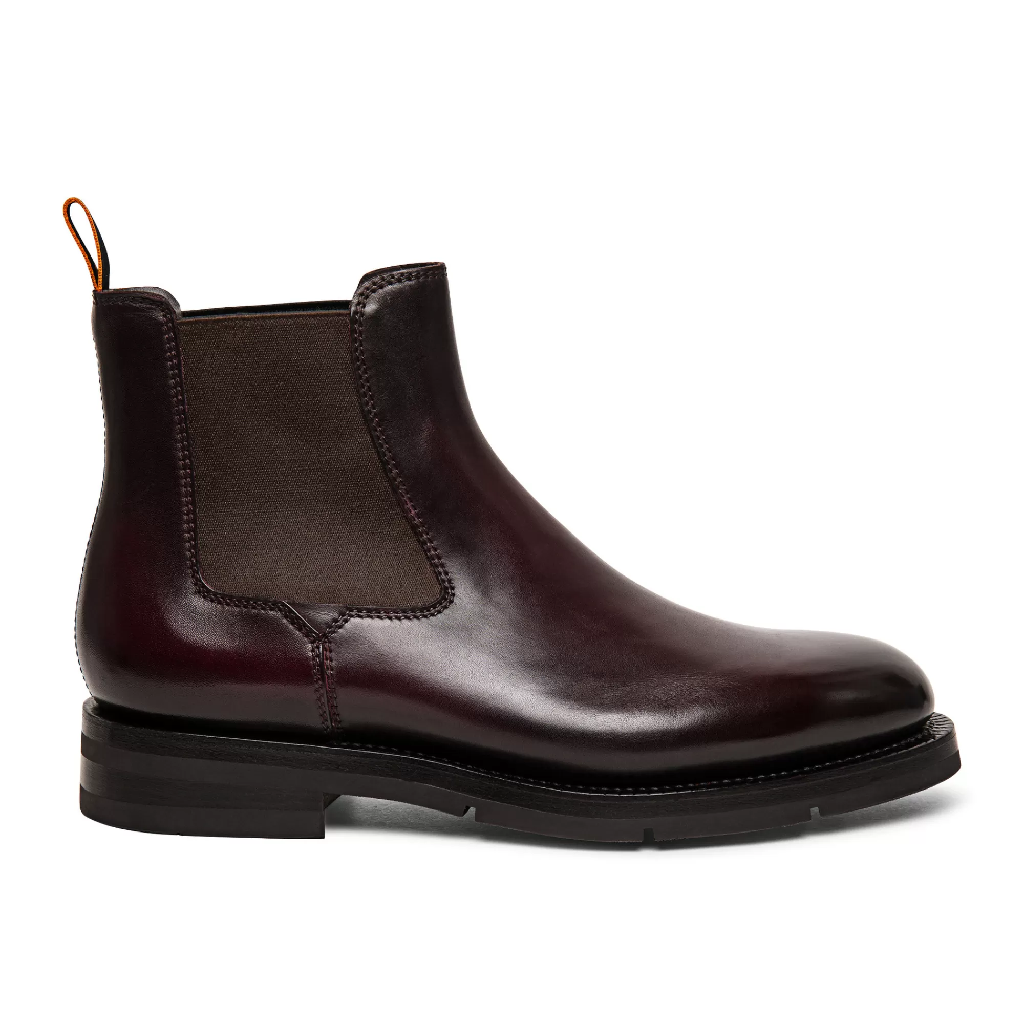 Best Sale Stivaletto chelsea da uomo in pelle anticata bordeaux | SUGGERIMENTI Vedi tutte le calzature | Stivali