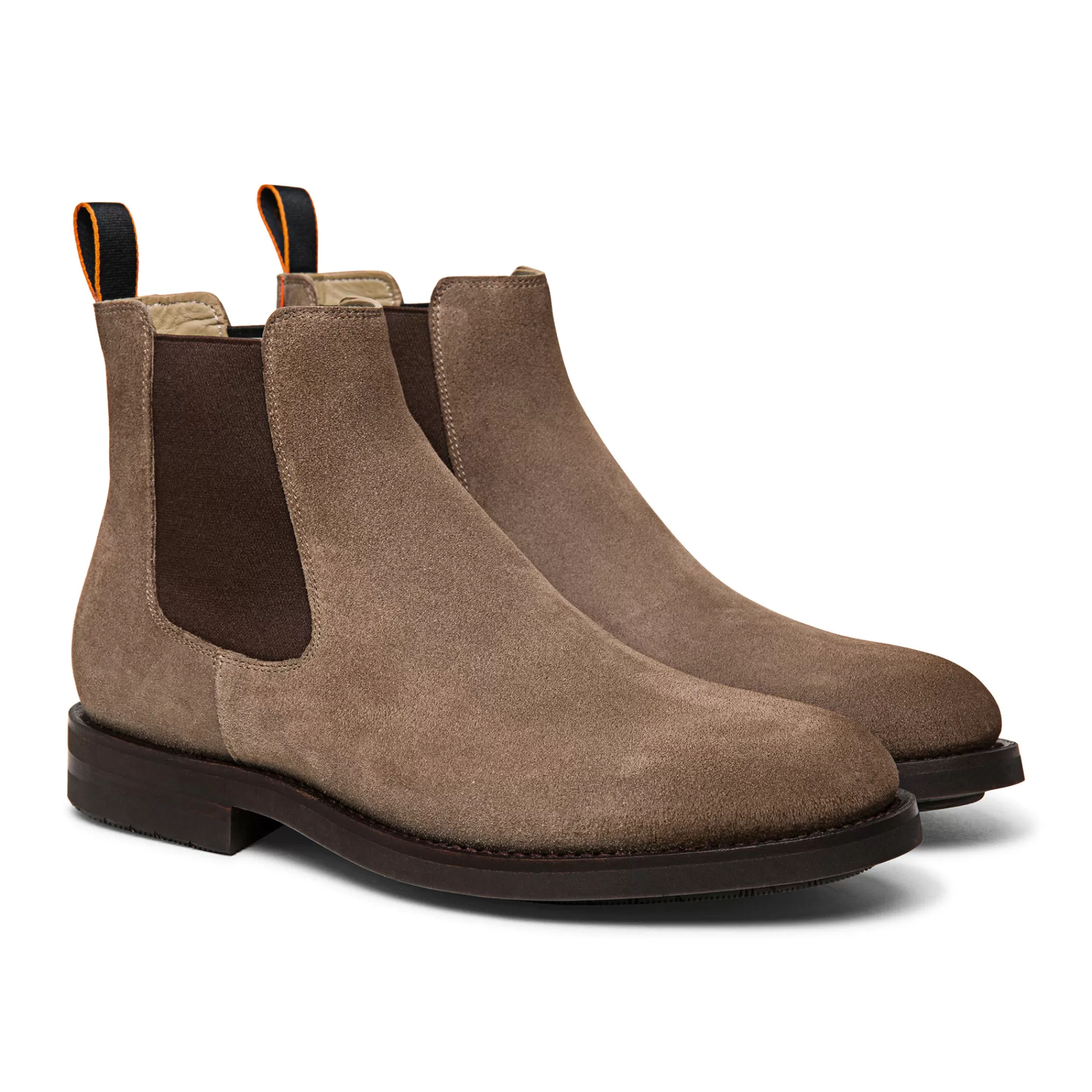 Cheap Stivaletto chelsea da uomo in suede tortora Vedi tutte le calzature | Stivali