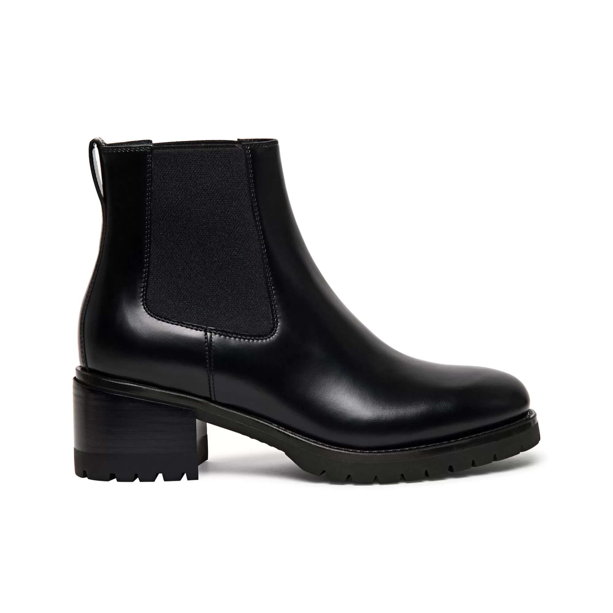 Flash Sale Stivaletto da donna in pelle nera Vedi tutte le calzature | Stivali & Stivaletti