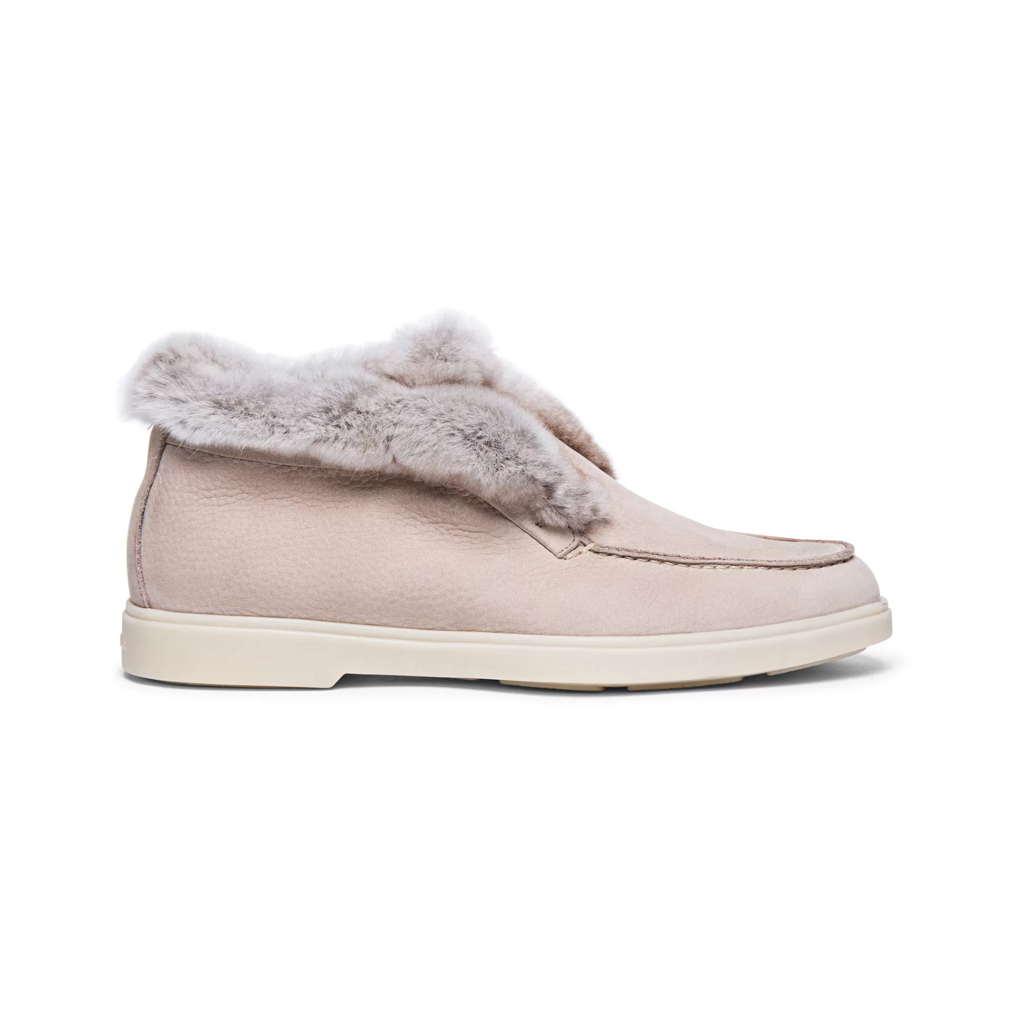 Outlet Stivaletto desert da donna in nabuk rosa Vedi tutte le calzature | Scarpe basse