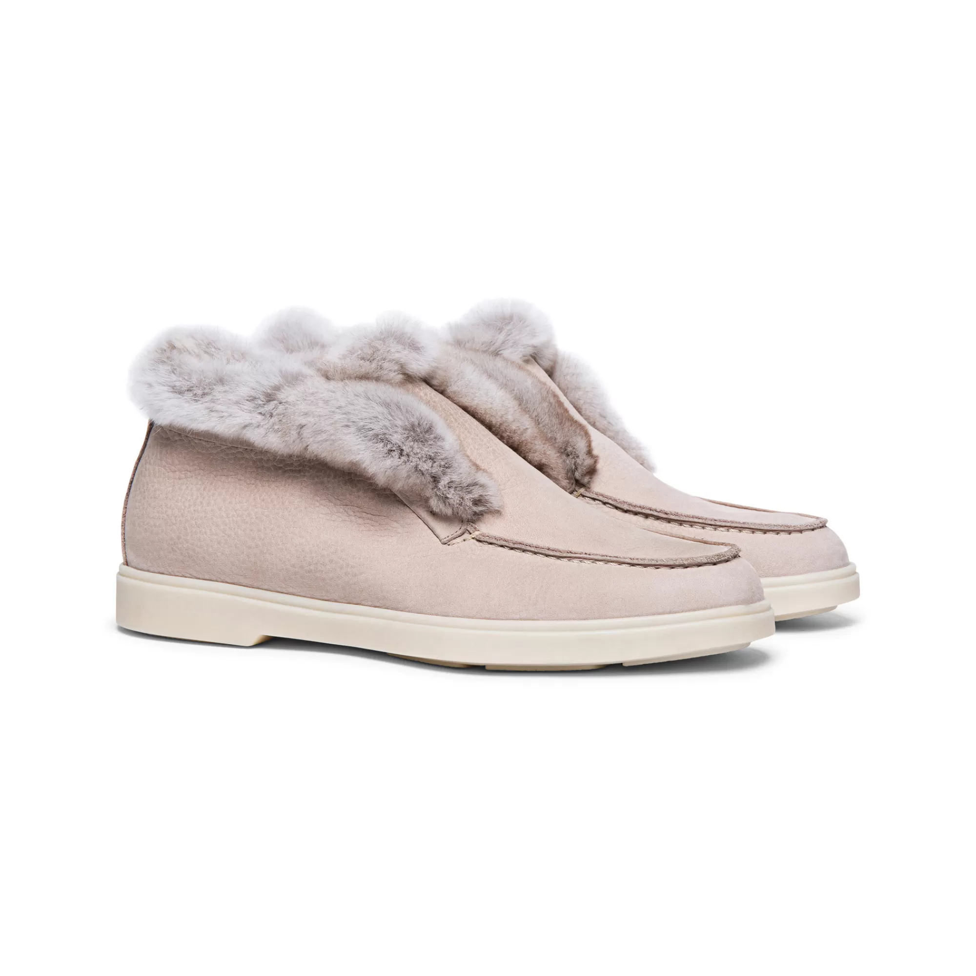 Outlet Stivaletto desert da donna in nabuk rosa Vedi tutte le calzature | Scarpe basse