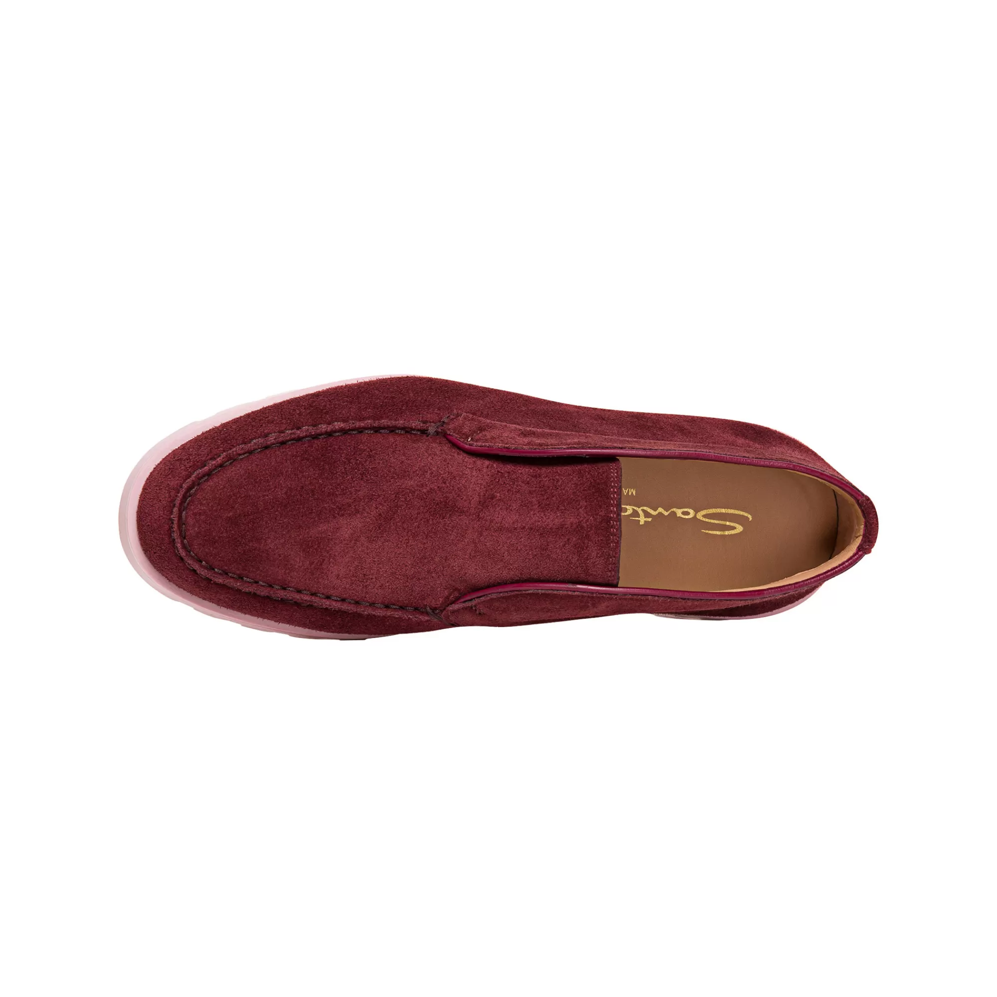 Store Stivaletto desert da donna in suede bordeaux e rosa Vedi tutte le calzature | Scarpe basse