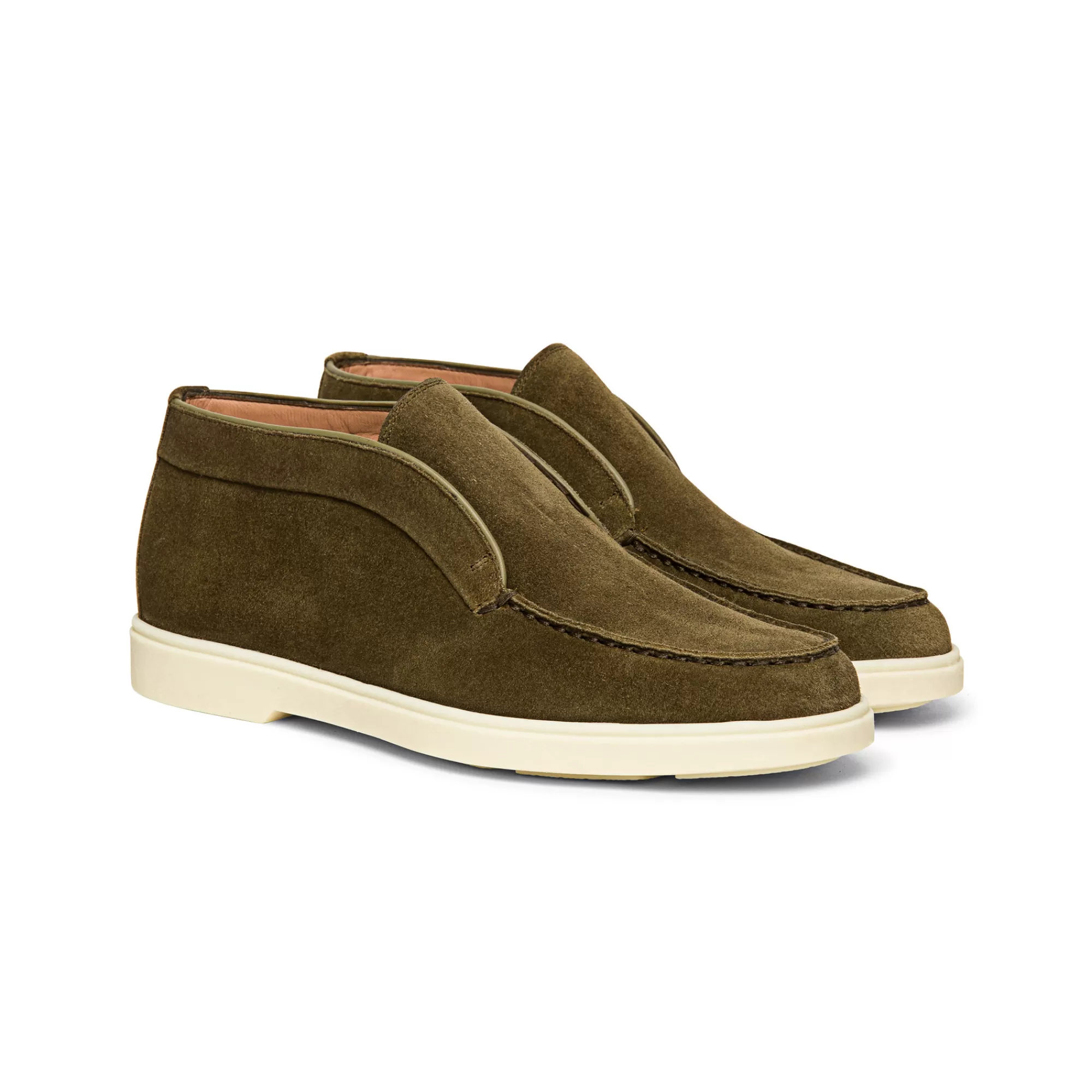 Hot Stivaletto desert da donna in suede verde Vedi tutte le calzature | Scarpe basse