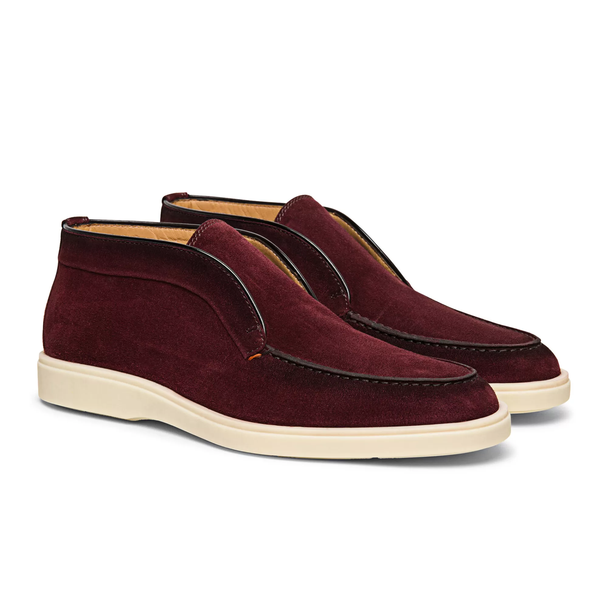 Cheap Stivaletto desert da uomo in suede bordeaux Vedi tutte le calzature | Stivali