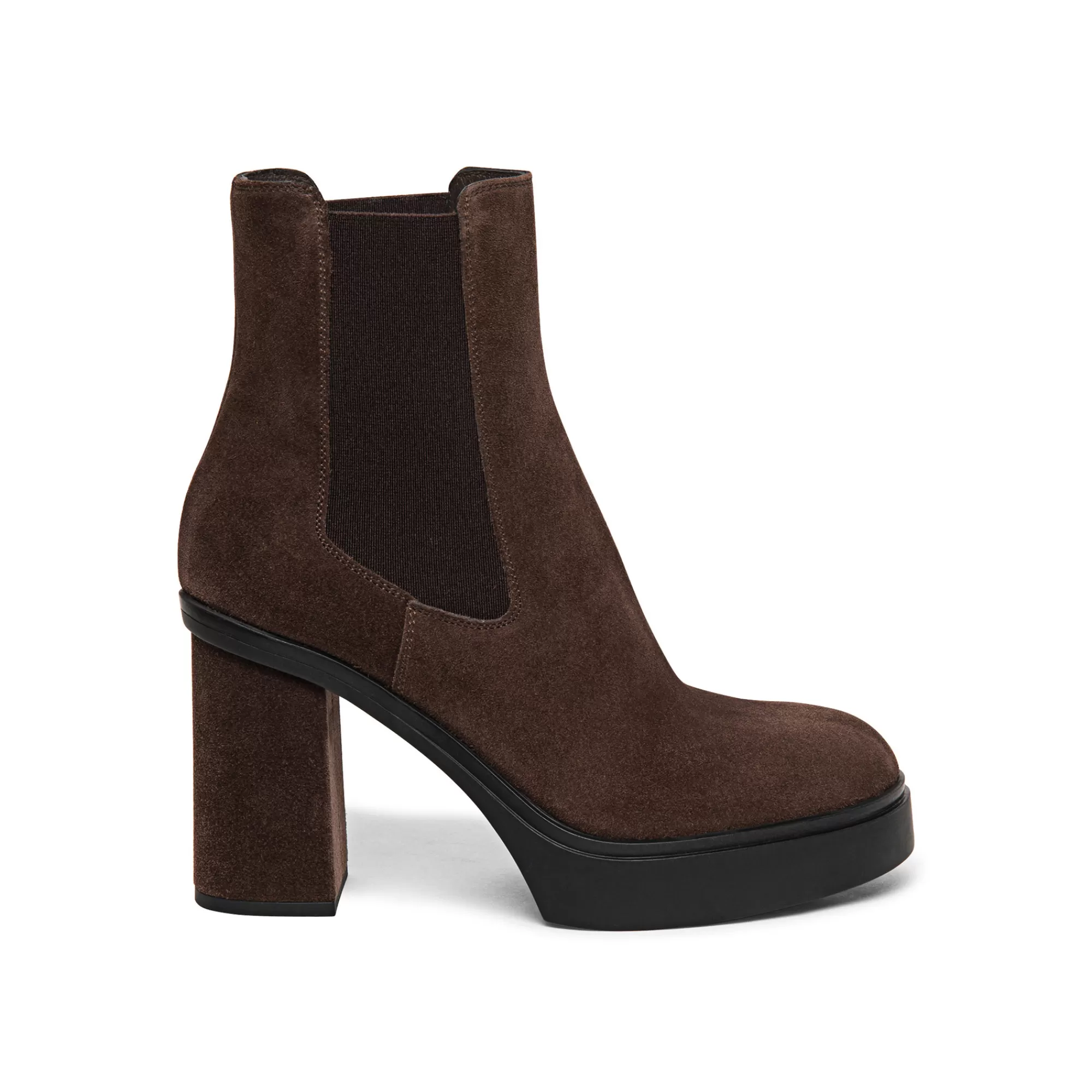 Cheap Stivaletto tacco alto da donna in suede marrone Vedi tutte le calzature | Stivali & Stivaletti