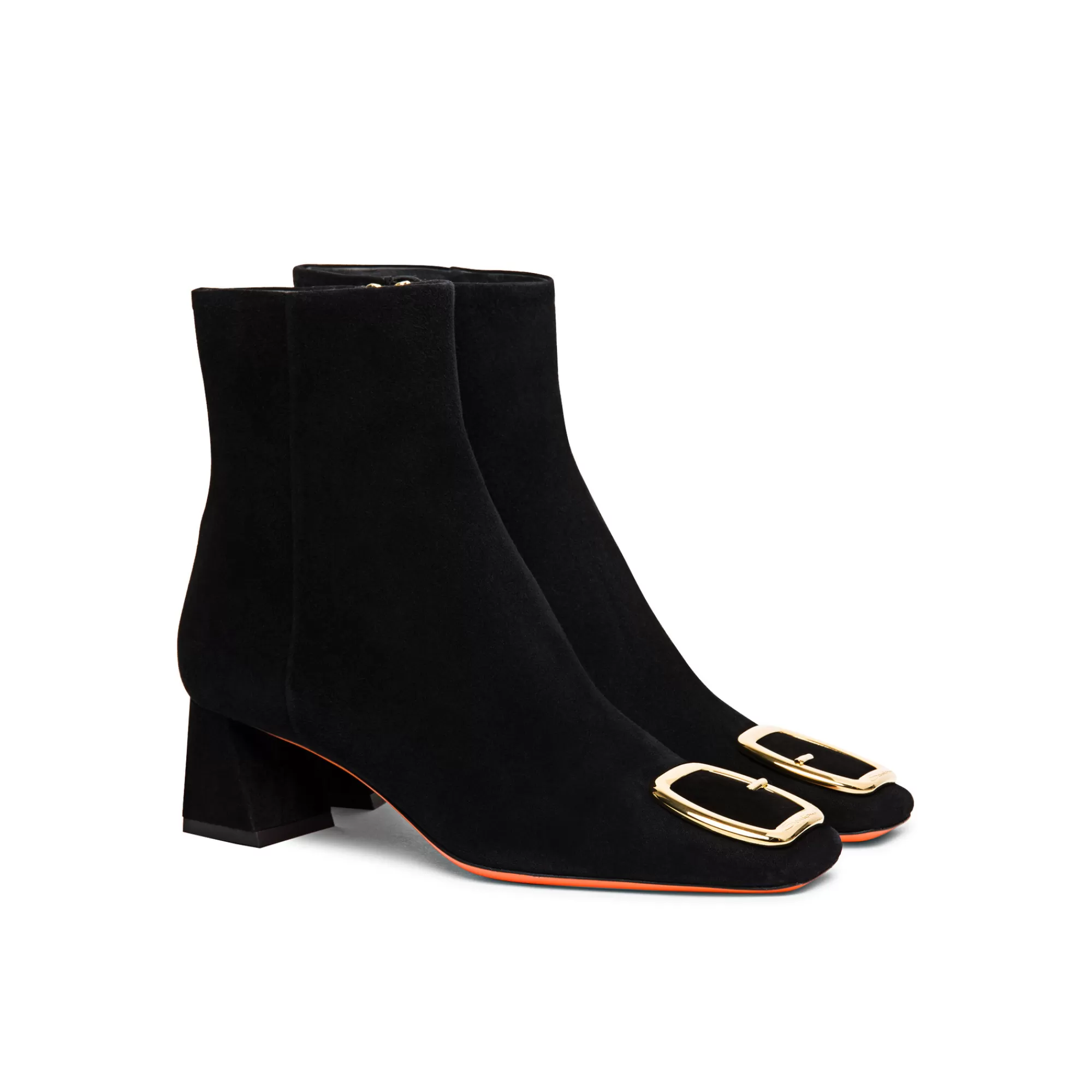 Cheap Stivaletto tacco medio da donna in suede nero Vedi tutte le calzature | Stivali & Stivaletti