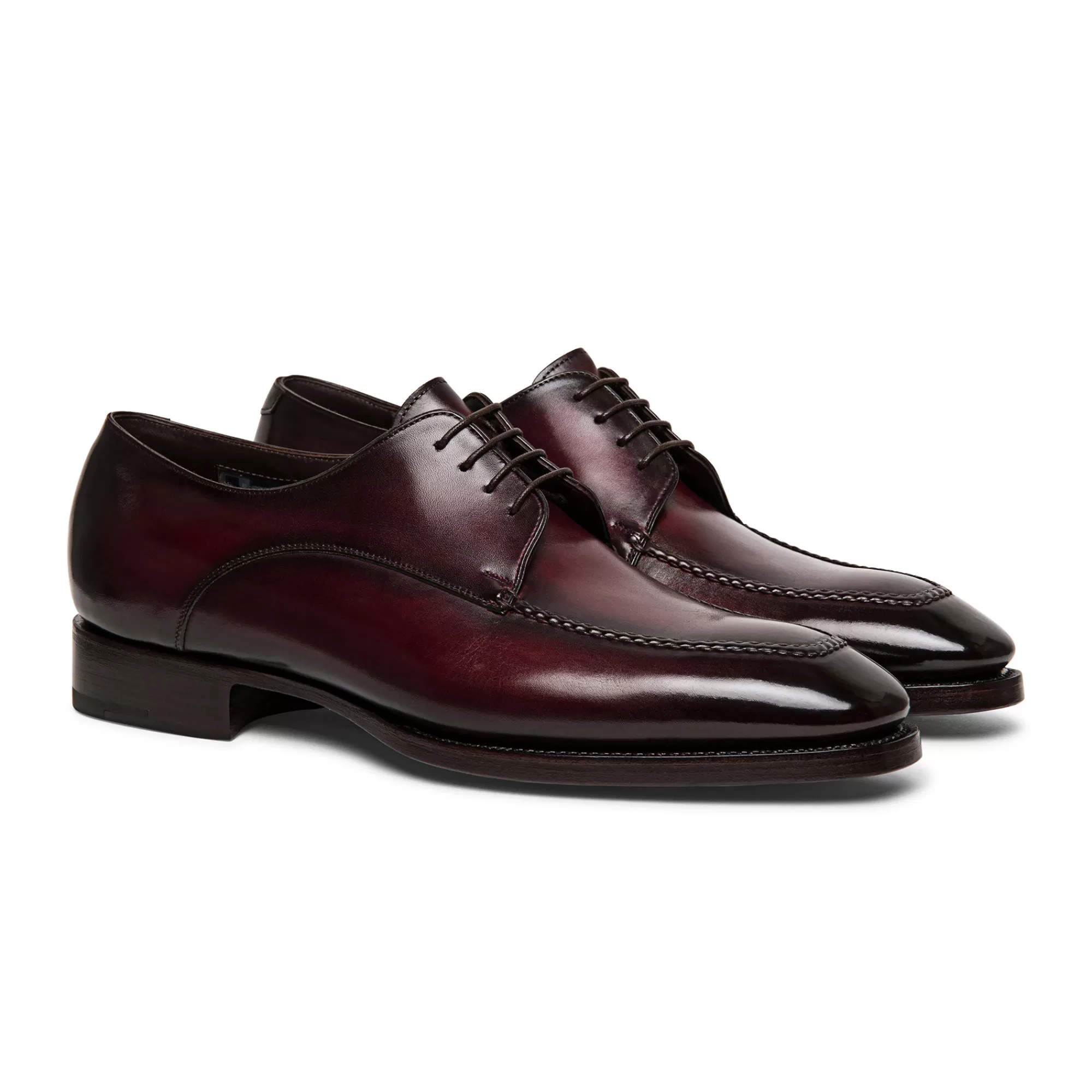Cheap Stringata derby Limited Edition da uomo in pelle bordeaux Vedi tutte le calzature | Stringate