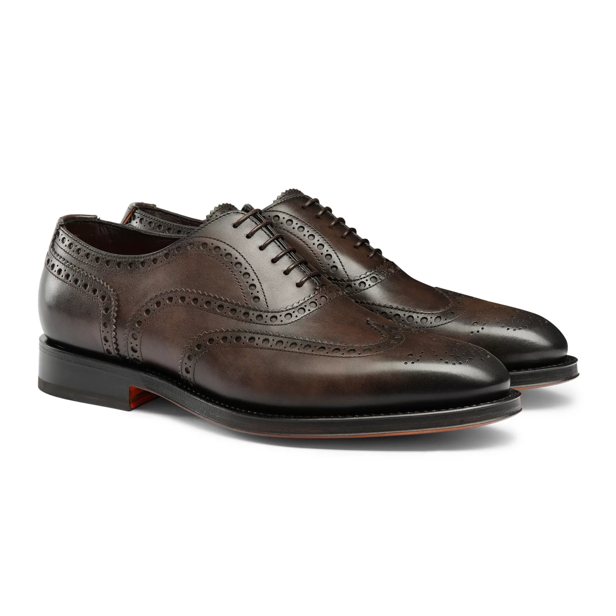 Best Stringata oxford brogue da uomo in pelle anticata marrone | SUGGERIMENTI Vedi tutte le calzature | Stringate