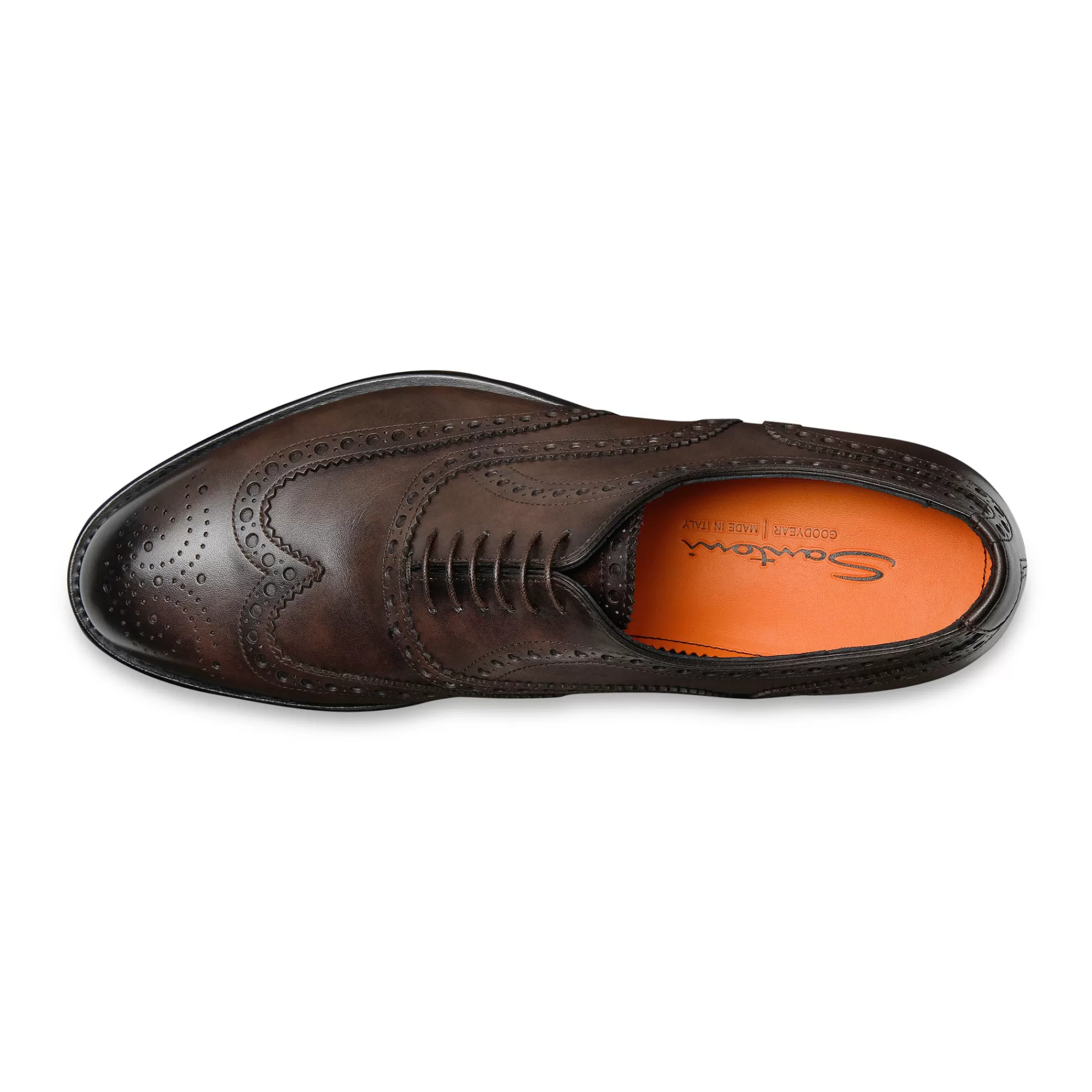 Best Stringata oxford brogue da uomo in pelle anticata marrone | SUGGERIMENTI Vedi tutte le calzature | Stringate