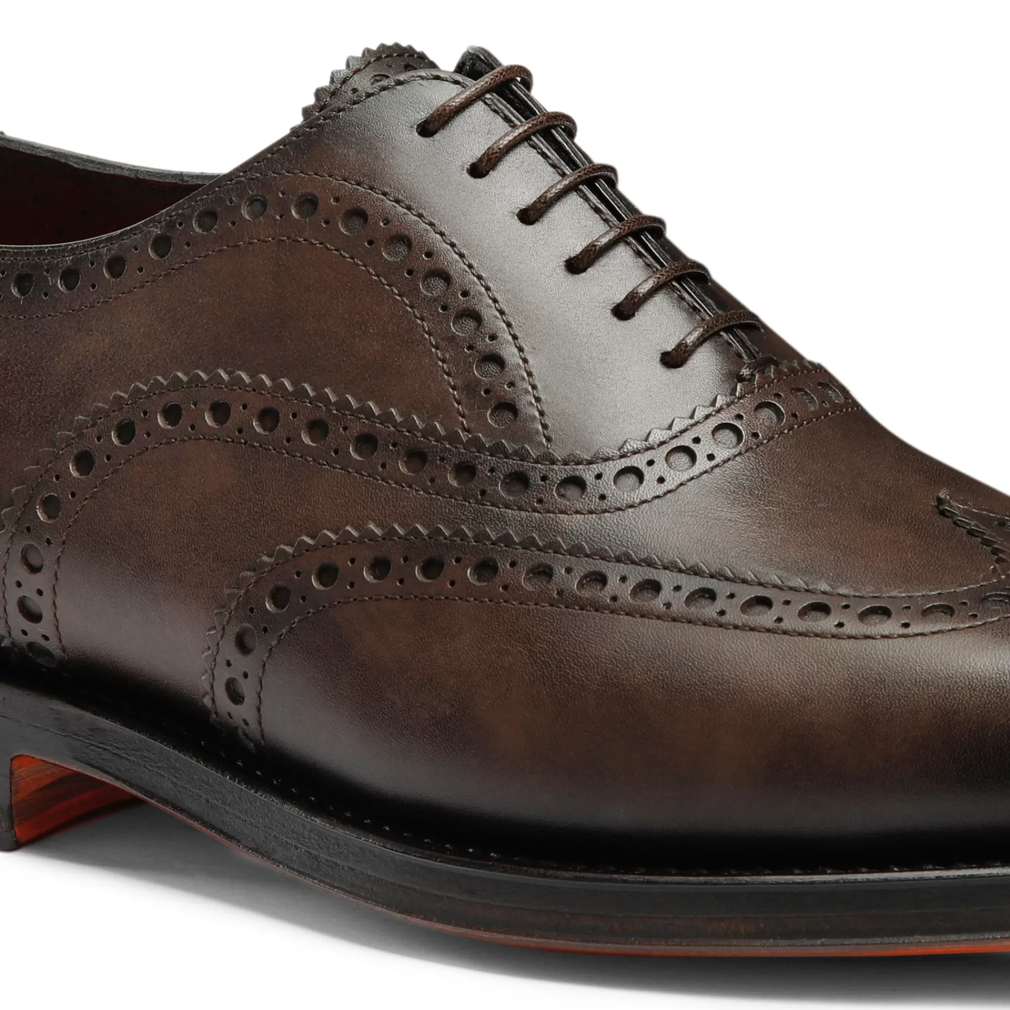 Best Stringata oxford brogue da uomo in pelle anticata marrone | SUGGERIMENTI Vedi tutte le calzature | Stringate