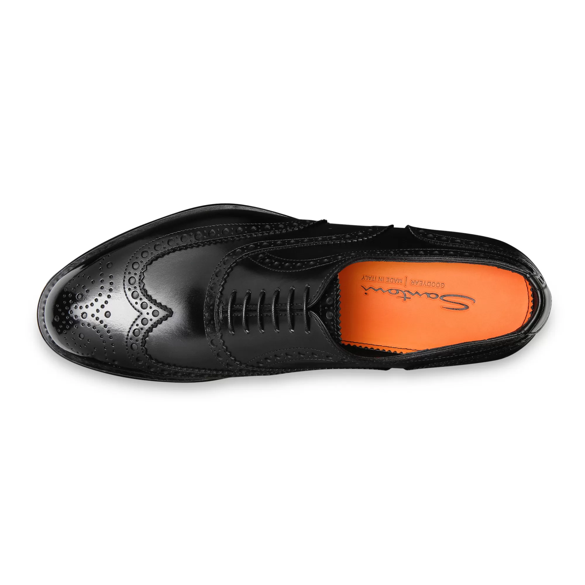 Best Stringata oxford brogue da uomo in pelle anticata nera | SUGGERIMENTI Vedi tutte le calzature | Stringate
