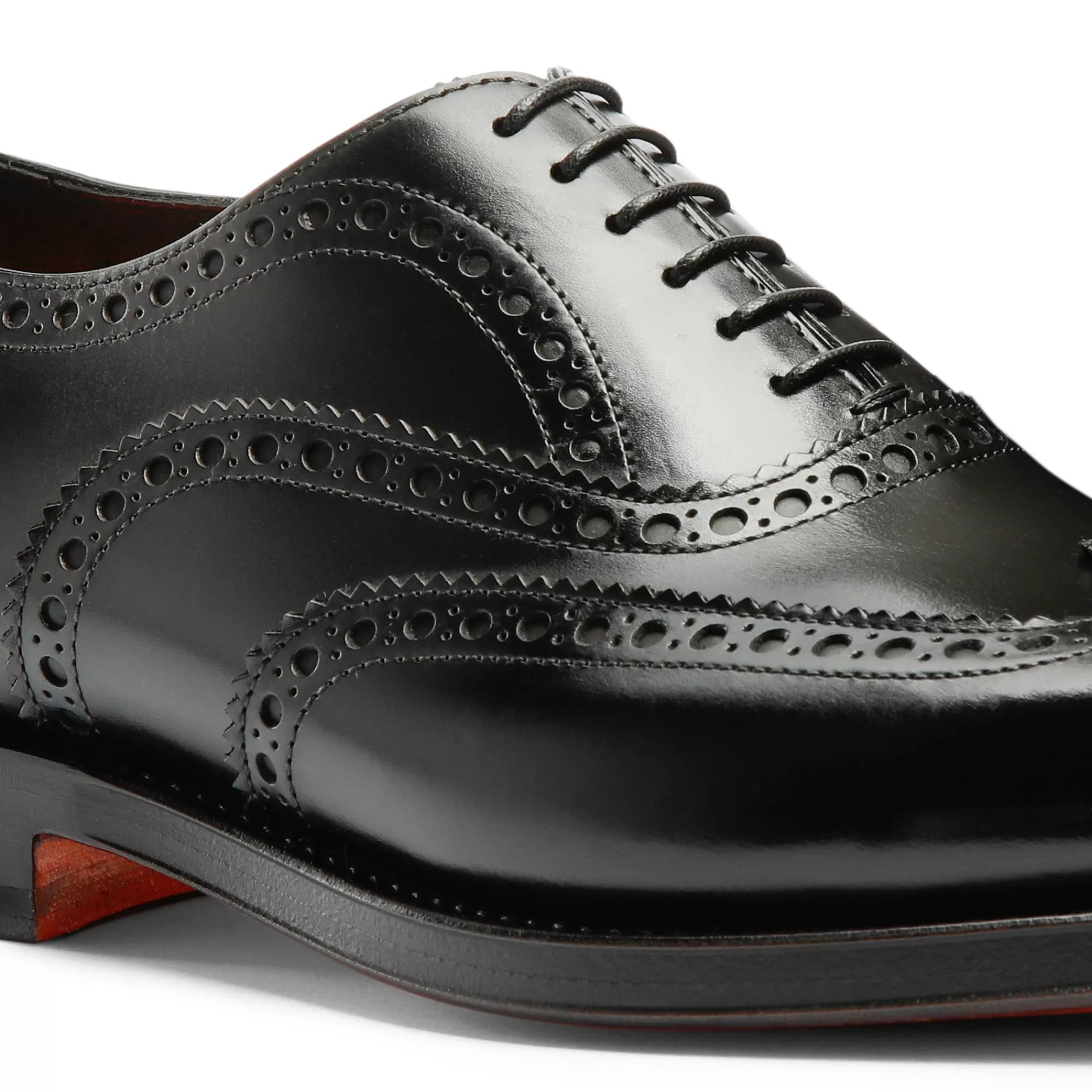 Best Stringata oxford brogue da uomo in pelle anticata nera | SUGGERIMENTI Vedi tutte le calzature | Stringate