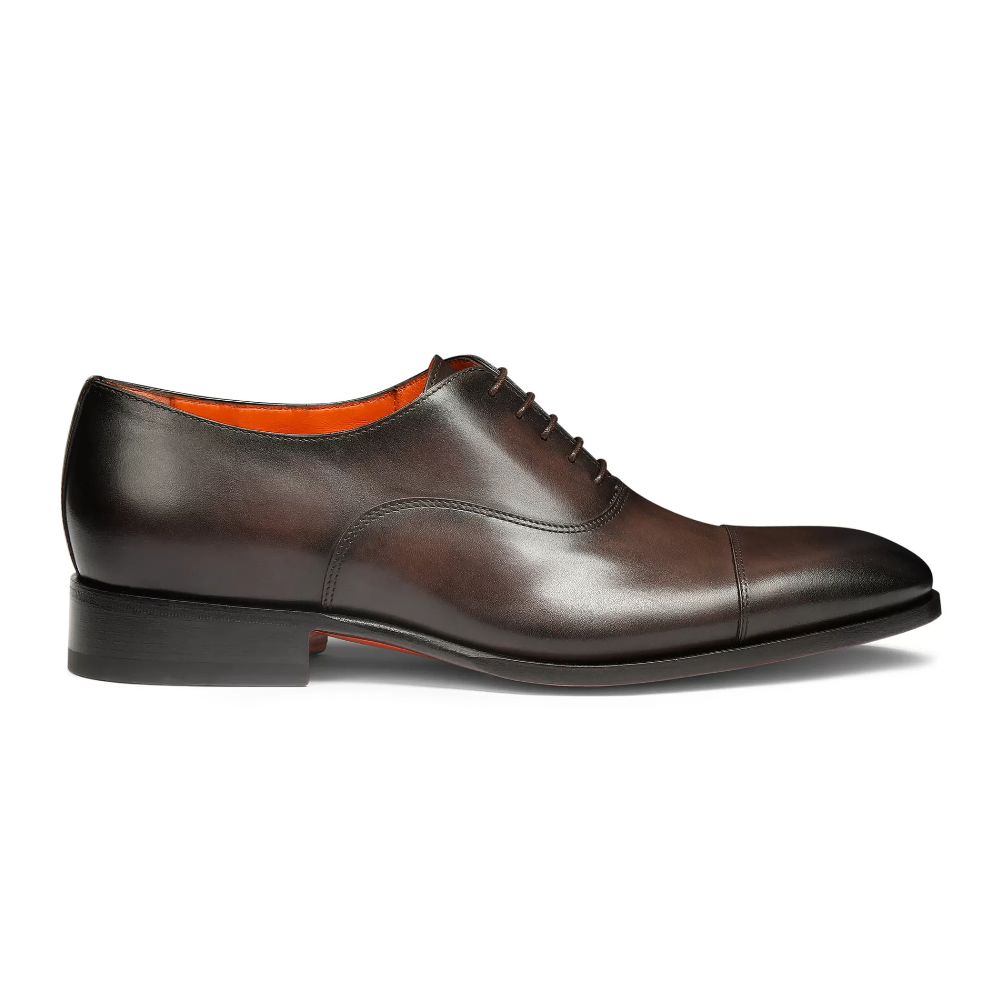 Cheap Stringata oxford da uomo in pelle anticata marrone | SUGGERIMENTI Vedi tutte le calzature | Stringate