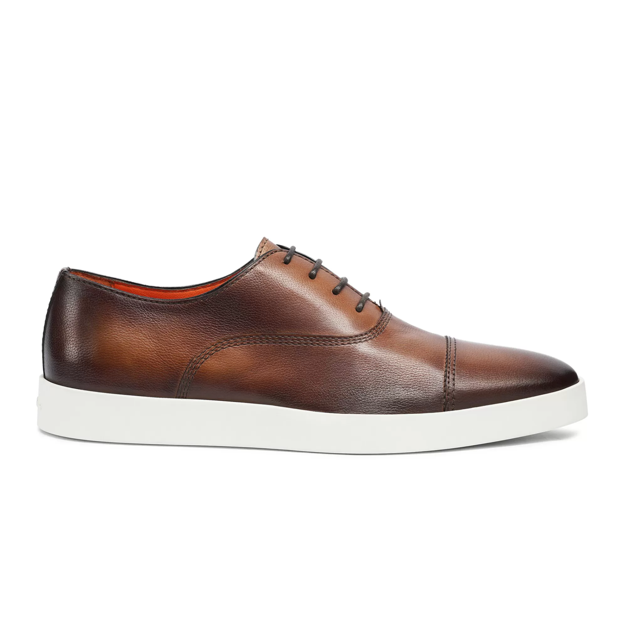 Discount Stringata Oxford da uomo in pelle marrone Vedi tutte le calzature | Stringate