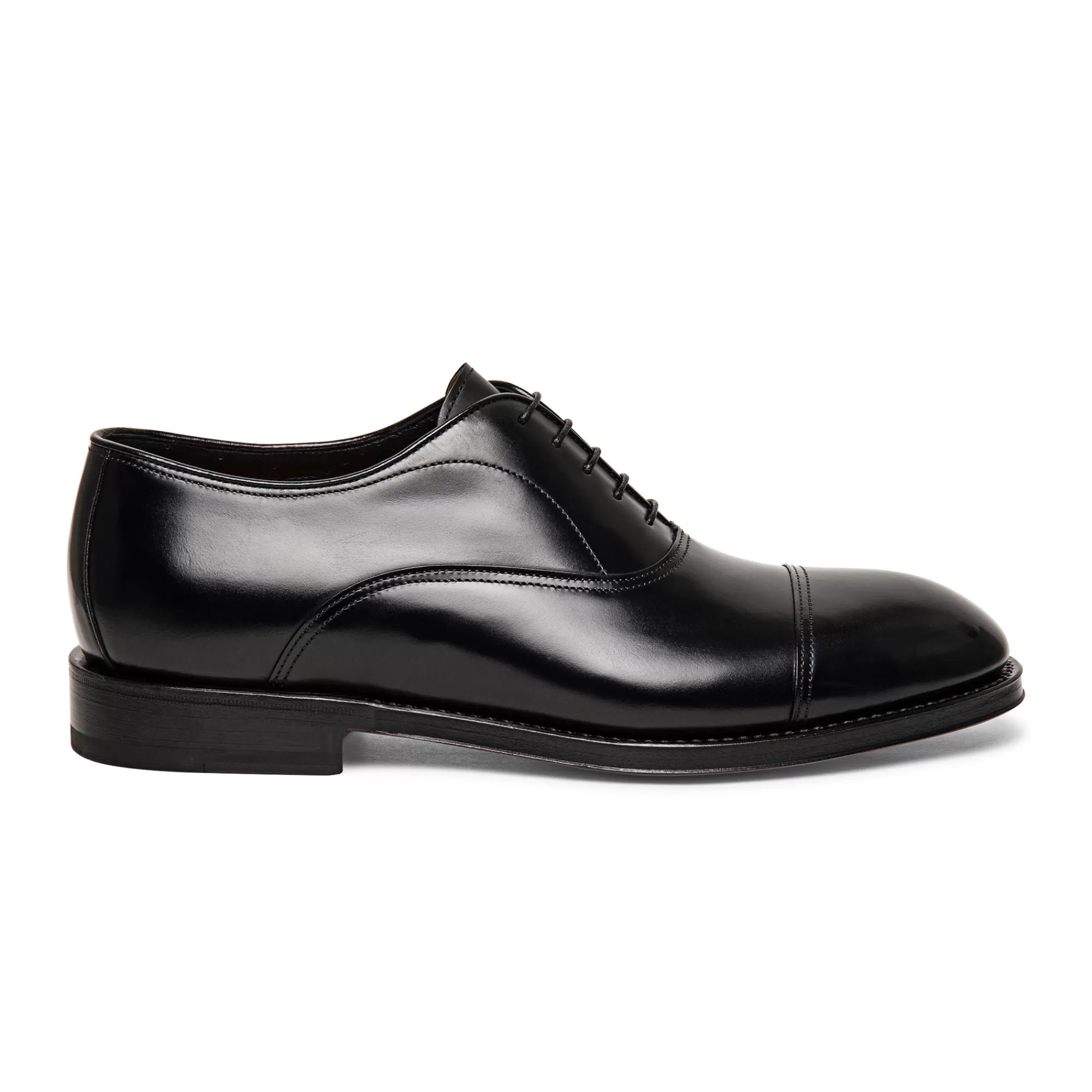 Online Stringata oxford da uomo in pelle nera Vedi tutte le calzature | Stringate