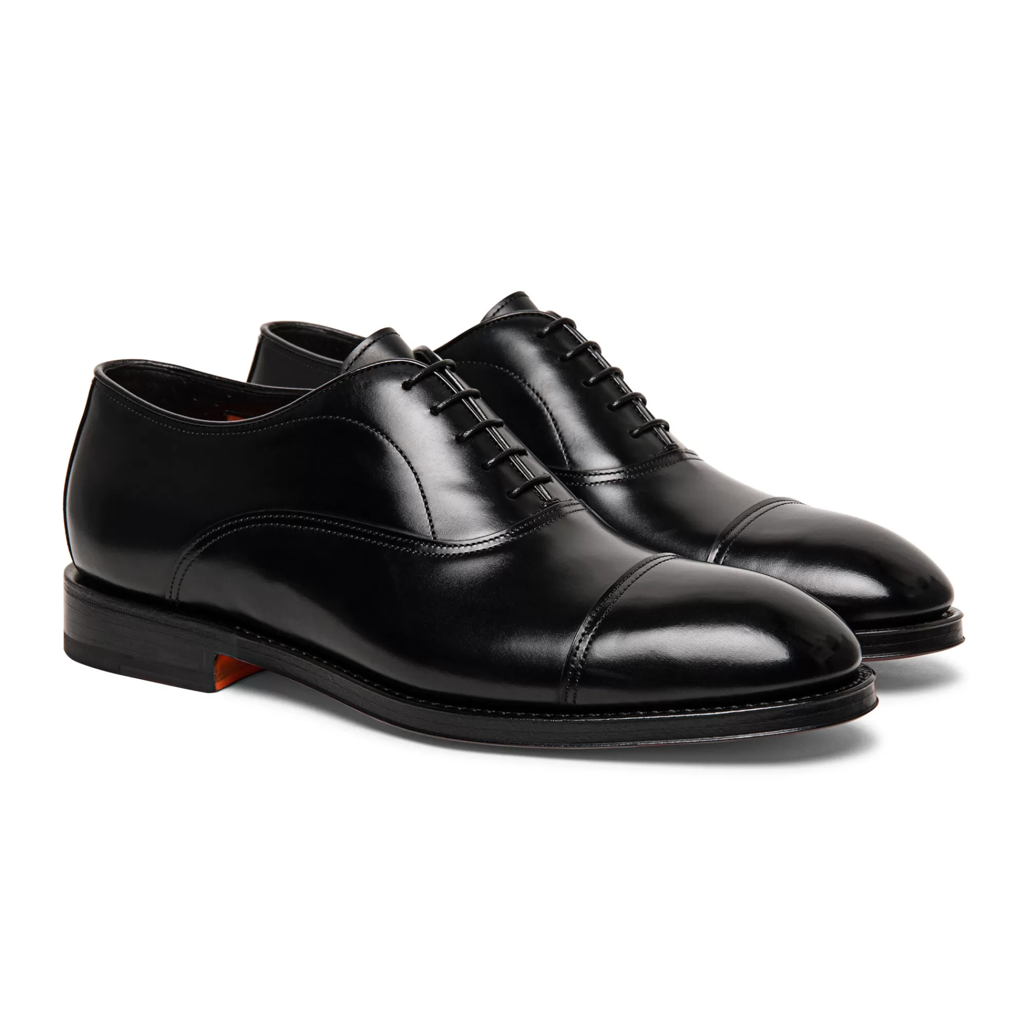 Online Stringata oxford da uomo in pelle nera Vedi tutte le calzature | Stringate