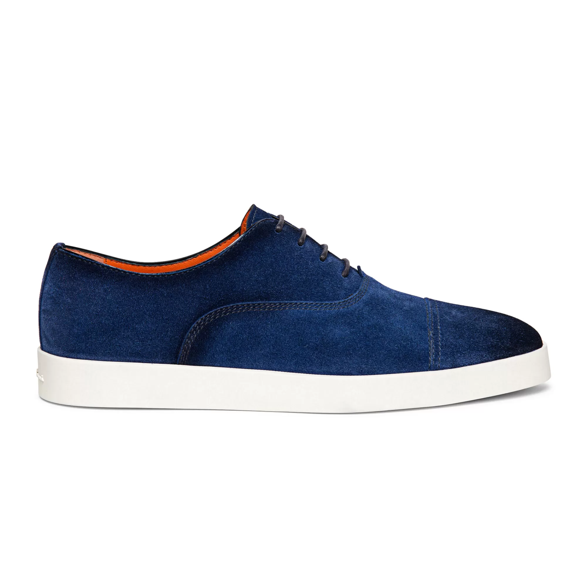 Shop Stringata oxford da uomo in suede blu Vedi tutte le calzature | Stringate