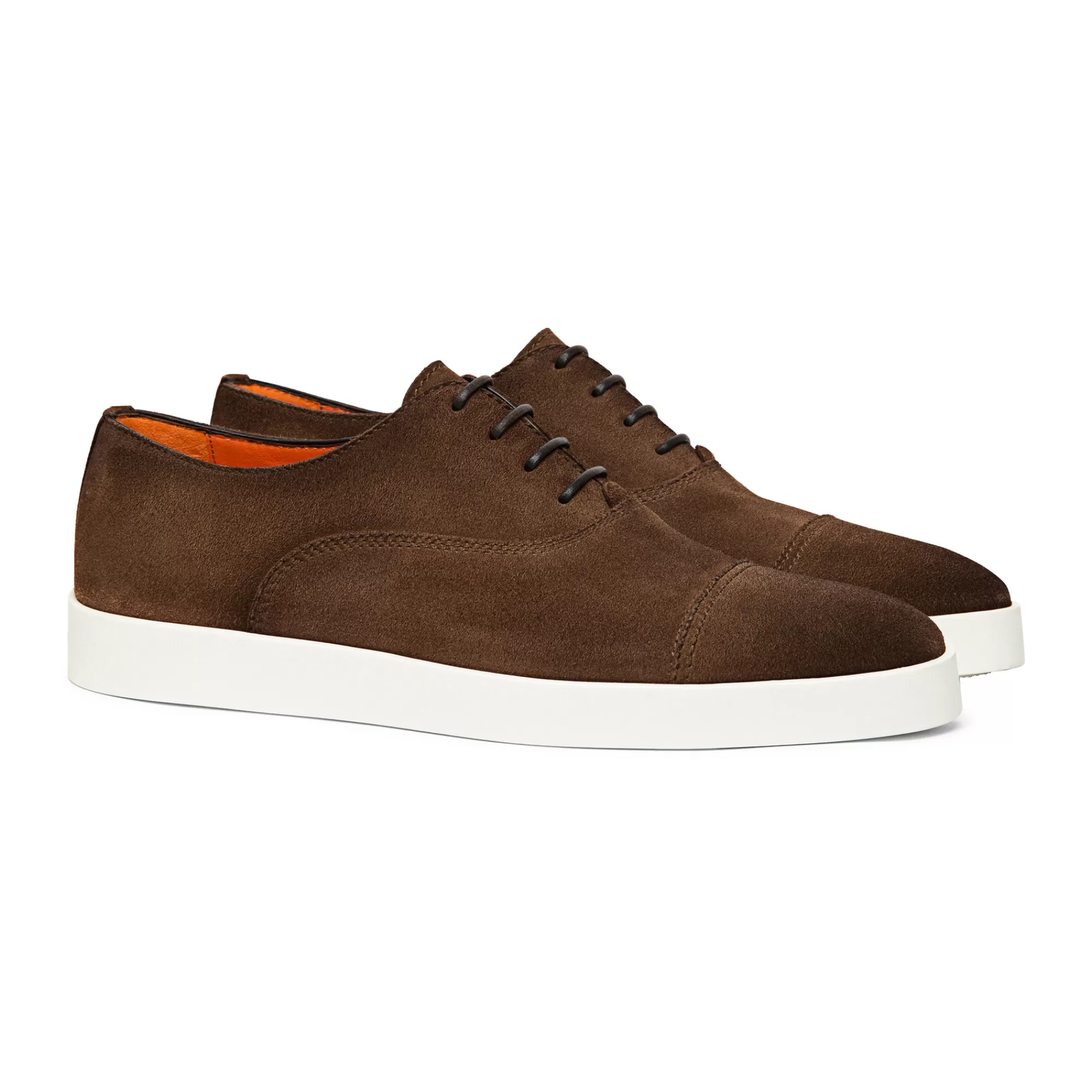 Flash Sale Stringata oxford da uomo in suede marrone Vedi tutte le calzature | Stringate